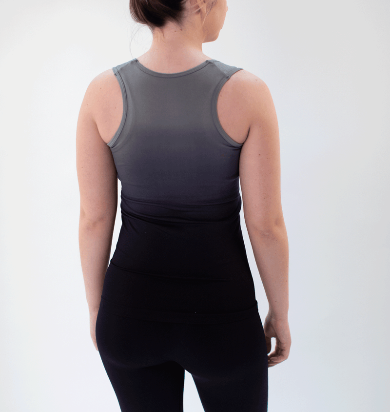 TEMA Athletics Seamless Black Ombre Tank