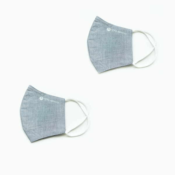 Final Sale Pack of 2 Chambary Face Masks with Pocket for Removable Filter