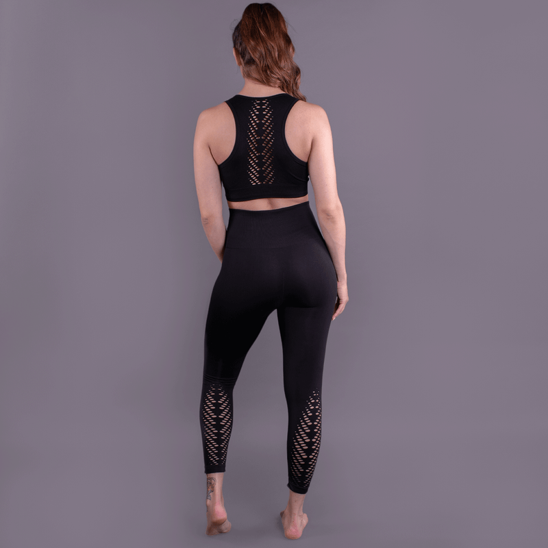 TEMA Athletics High Waist Compression Seamless Leaf Leggings