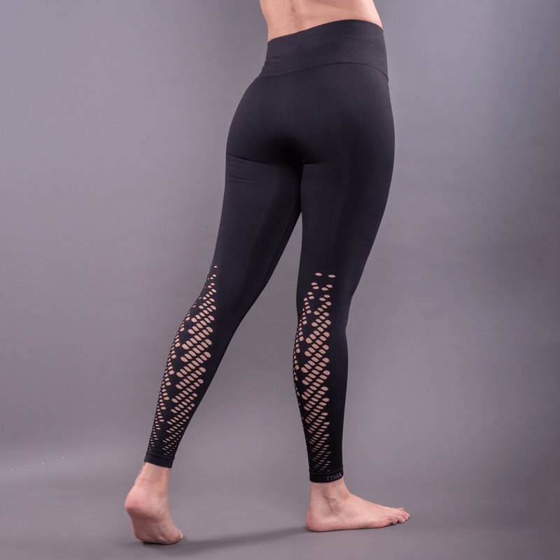 TEMA Athletics High Waist Compression Seamless Leaf Leggings
