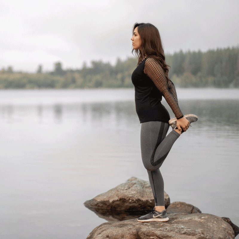 TEMA Athletics Black Big Mesh Long Sleeved Tee