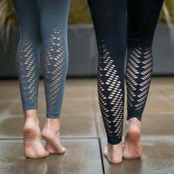 TEMA Athletics High Waist Compression Seamless Leaf Leggings