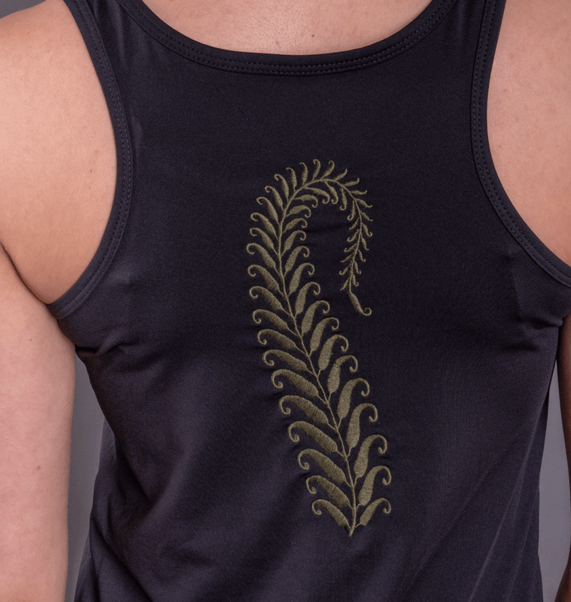 TEMA Athletics Fern Embroidered Yoga Tank