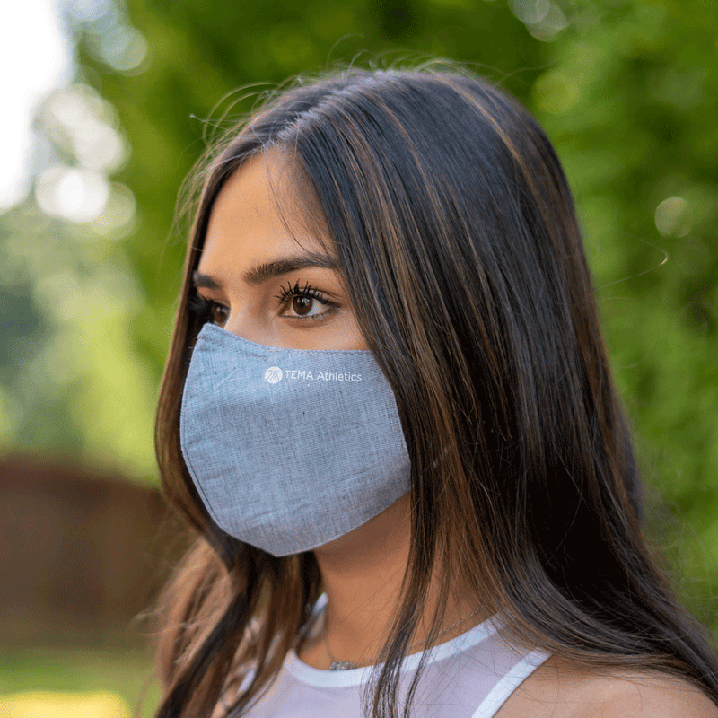 Final Sale Pack of 2 Chambary Face Masks with Pocket for Removable Filter
