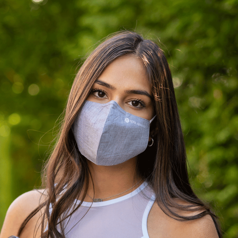 Final Sale Pack of 2 Chambary Face Masks with Pocket for Removable Filter