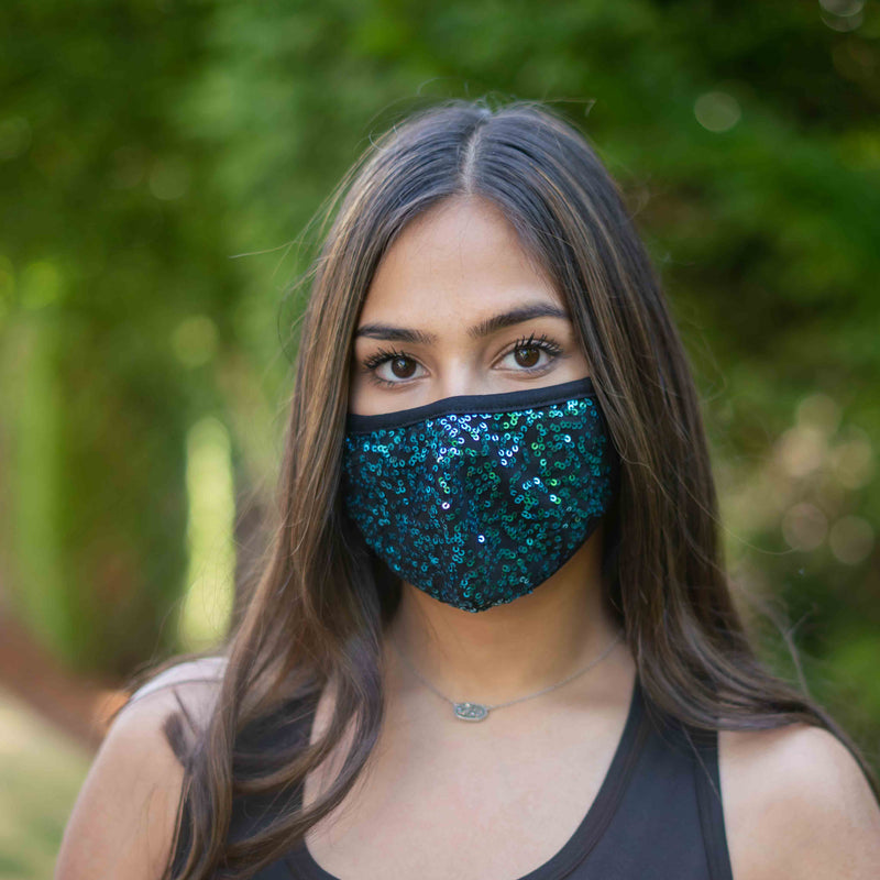 Pack of 2 Sequin Face Masks