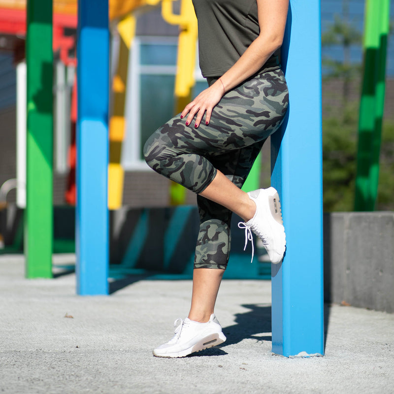 Camo high waisted workout leggings store